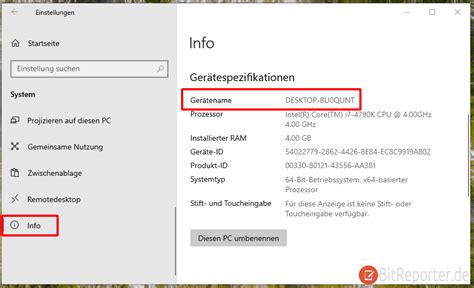 wie finde ich meinen computernamen.